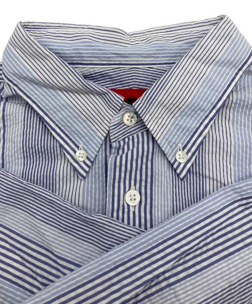 5525gallery（ゴーゴーニーゴーギャラリー）5525gallery (ゴーゴーニーゴーギャラリー) BD SHORT SLEEVE SHIRT / ボタンダウン ショートスリーブ シャツ ブルー サイズ:L/XLの古着・服飾アイテム