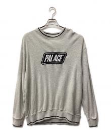 PALACE（パレス）の古着「Das Palace Waffle Crew」｜グレー