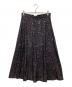 CLAUDIE PIERLOT（クローディピエルロ）の古着「スパンコール付チュール ミディスカート」｜ブラック