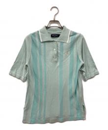 FRED PERRY（フレッドペリー）の古着「ニットポロシャツ」｜ライトブルー
