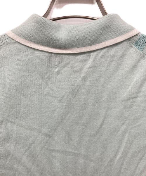 FRED PERRY（フレッドペリー）FRED PERRY (フレッドペリー) ニットポロシャツ ライトブルー サイズ:UK10の古着・服飾アイテム
