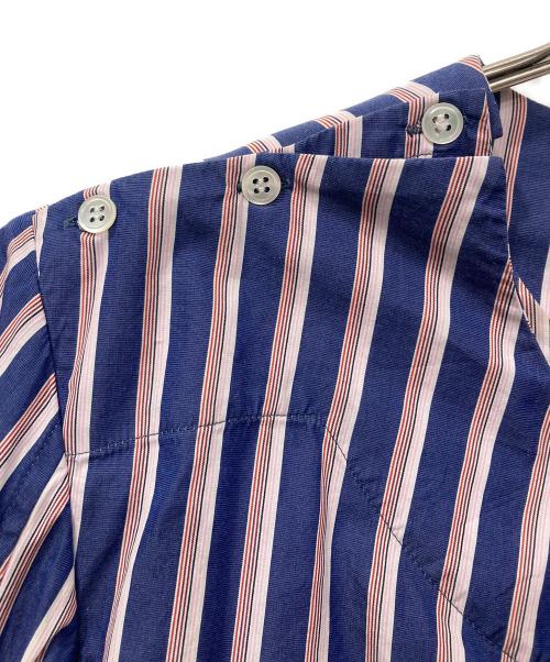 minki（レイ ビームス）minki (レイ ビームス) ストライプワンピース ネイビー サイズ:Sの古着・服飾アイテム