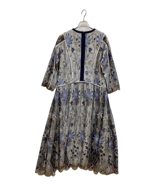 MURRAL（ミューラル）MURRAL (ミューラル) Everlasting embroidery lace dress ネイビー サイズ:1の古着・服飾アイテム