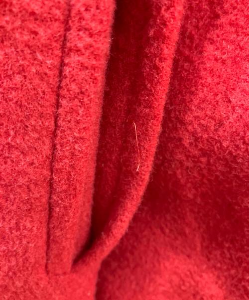 Burberry's（バーバリー）Burberry's (バーバリーズ) カシミヤ混ウールコート レッド サイズ:9の古着・服飾アイテム