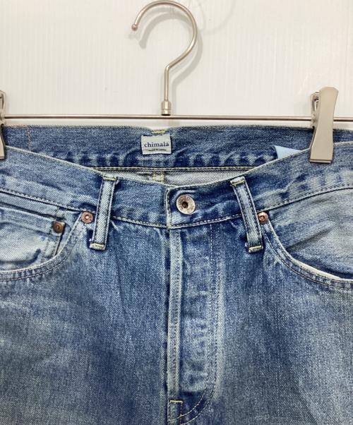 chimala（チマラ）chimala (チマラ) 13.5oz Selvedge Denim Used Ankle Cut Jeans ブルー サイズ:26の古着・服飾アイテム