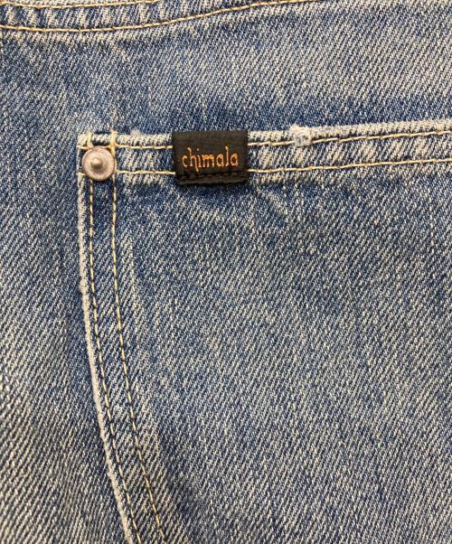 chimala（チマラ）chimala (チマラ) DENIM BAGGY CUT/デニムバギーカット ブルー サイズ:32 未使用品の古着・服飾アイテム