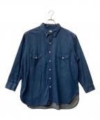 chimalaチマラ）の古着「DENIM WESTERN SHIRT(デニム ウエスタン シャツ)」｜ブルー