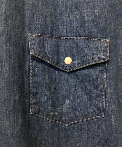 chimala（チマラ）chimala (チマラ) DENIM WESTERN SHIRT(デニム ウエスタン シャツ) ブルー サイズ:XXLの古着・服飾アイテム