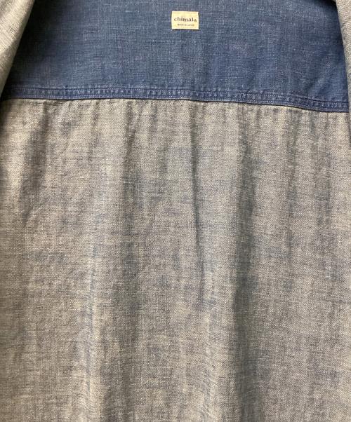 chimala（チマラ）chimala (チマラ) DENIM WESTERN SHIRT(デニム ウエスタン シャツ) ブルー サイズ:XXLの古着・服飾アイテム