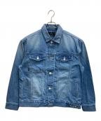 VIRGOwearworks×女神織DENIMESヴァルゴウェアワークス×メガミオリデニム）の古着「Type-2 wide denim Jacket」｜ブルー