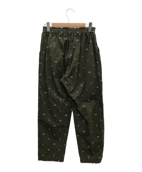 homspun（ホームスパン）homspun (ホームスパン) カットジャガードパンツ カーキ サイズ:Mの古着・服飾アイテム