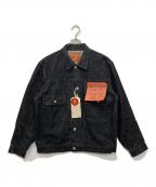 FULLCOUNTフルカウント）の古着「2102 Type 2 Black Denim Jacket/タイプ2 ブラックデニムジャケット」｜ブラック