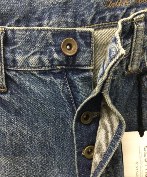 CLOTH&CROSS（クロスアンドクロス）CLOTH&CROSS (クロスアンドクロス) PT-L347　デニムパンツ ブルー サイズ:Sの古着・服飾アイテム