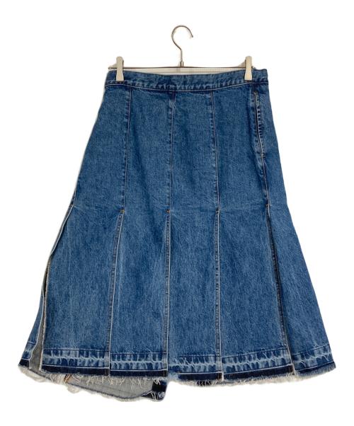 TOGA TOO（トーガ・トゥ）TOGA TOO (トーガ・トゥ) デニムラップスカート ブルー サイズ:SIZE Sの古着・服飾アイテム