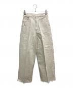 TOGA TOOトーガ・トゥ）の古着「Wide denim pants」｜アイボリー