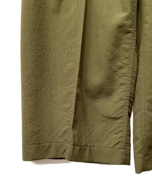 beautiful people（ビューティフルピープル）beautiful people (ビューティフルピープル) tropical wool bow silhouette pants カーキ サイズ:38の古着・服飾アイテム