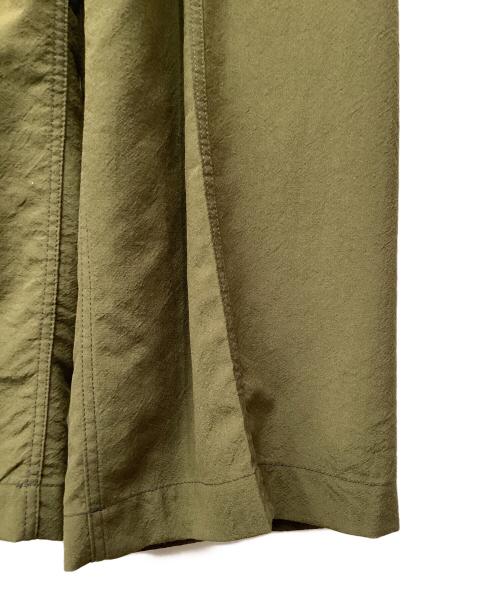 beautiful people（ビューティフルピープル）beautiful people (ビューティフルピープル) tropical wool bow silhouette pants カーキ サイズ:38の古着・服飾アイテム