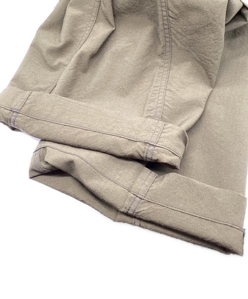 beautiful people（ビューティフルピープル）beautiful people (ビューティフルピープル) tropical wool bow silhouette pants カーキ サイズ:38の古着・服飾アイテム