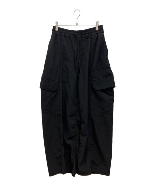 beautiful people（ビューティフルピープル）beautiful people (ビューティフルピープル) tropical wool bow silhouette pants ブラック サイズ:36の古着・服飾アイテム