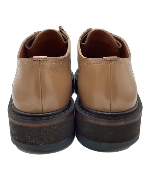 DRIES VAN NOTEN（ドリスヴァンノッテン）DRIES VAN NOTEN (ドリスヴァンノッテン) シャークソールレザーシューズ ブラウン サイズ:41の古着・服飾アイテム