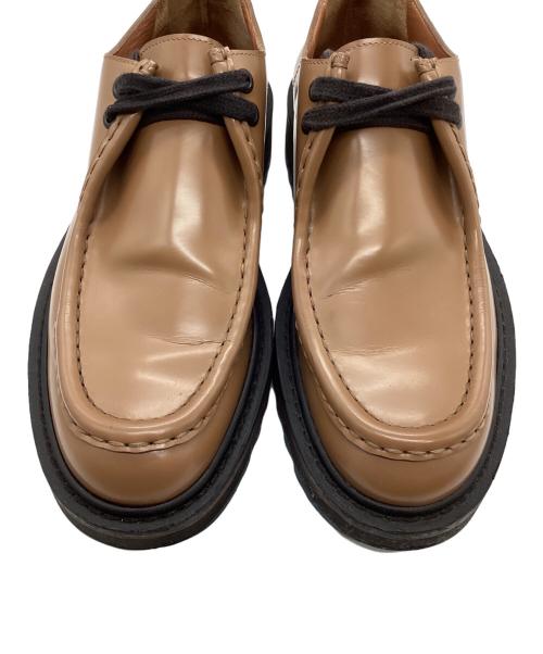 DRIES VAN NOTEN（ドリスヴァンノッテン）DRIES VAN NOTEN (ドリスヴァンノッテン) シャークソールレザーシューズ ブラウン サイズ:41の古着・服飾アイテム