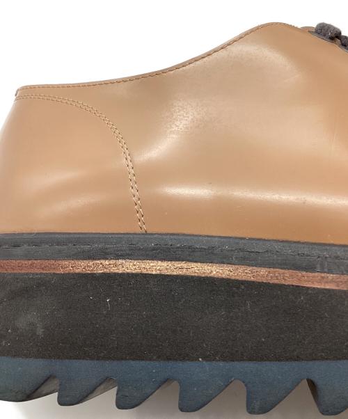 DRIES VAN NOTEN（ドリスヴァンノッテン）DRIES VAN NOTEN (ドリスヴァンノッテン) シャークソールレザーシューズ ブラウン サイズ:41の古着・服飾アイテム