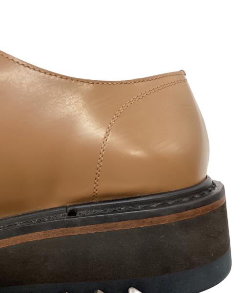 DRIES VAN NOTEN（ドリスヴァンノッテン）DRIES VAN NOTEN (ドリスヴァンノッテン) シャークソールレザーシューズ ブラウン サイズ:41の古着・服飾アイテム