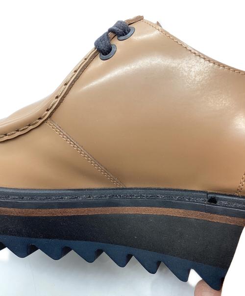 DRIES VAN NOTEN（ドリスヴァンノッテン）DRIES VAN NOTEN (ドリスヴァンノッテン) シャークソールレザーシューズ ブラウン サイズ:41の古着・服飾アイテム