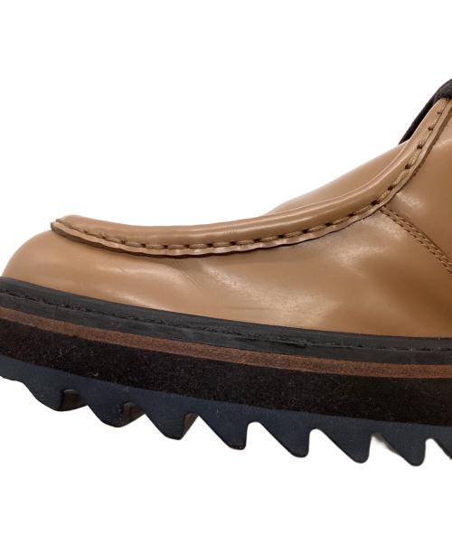 DRIES VAN NOTEN（ドリスヴァンノッテン）DRIES VAN NOTEN (ドリスヴァンノッテン) シャークソールレザーシューズ ブラウン サイズ:41の古着・服飾アイテム