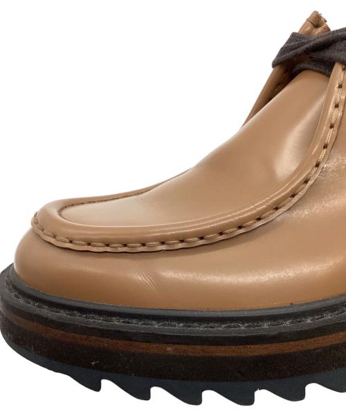 DRIES VAN NOTEN（ドリスヴァンノッテン）DRIES VAN NOTEN (ドリスヴァンノッテン) シャークソールレザーシューズ ブラウン サイズ:41の古着・服飾アイテム