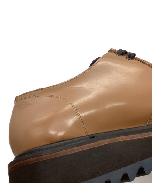 DRIES VAN NOTEN（ドリスヴァンノッテン）DRIES VAN NOTEN (ドリスヴァンノッテン) シャークソールレザーシューズ ブラウン サイズ:41の古着・服飾アイテム