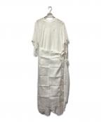HAVEL studioハーヴェル スタジオ）の古着「LINEN OP WITH WRAP CLOTH」｜ホワイト