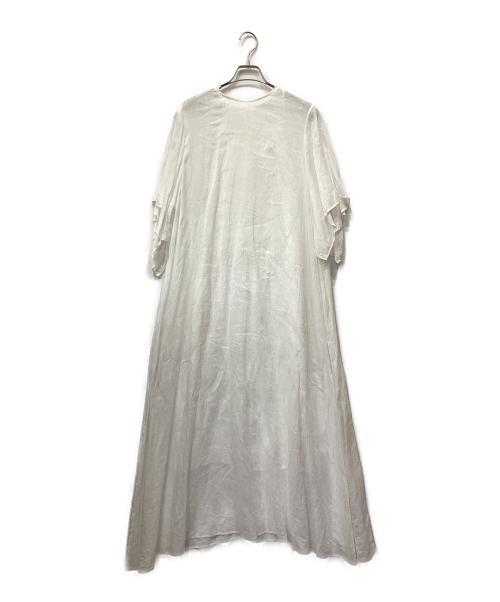HAVEL studio（ハーヴェル スタジオ）HAVEL studio (ハーヴェル スタジオ) LINEN OP WITH WRAP CLOTH ホワイト サイズ:Freeの古着・服飾アイテム