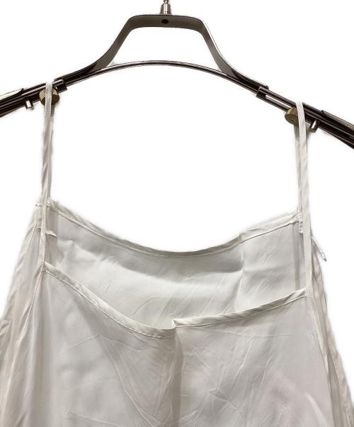 HAVEL studio（ハーヴェル スタジオ）HAVEL studio (ハーヴェル スタジオ) LINEN OP WITH WRAP CLOTH ホワイト サイズ:Freeの古着・服飾アイテム