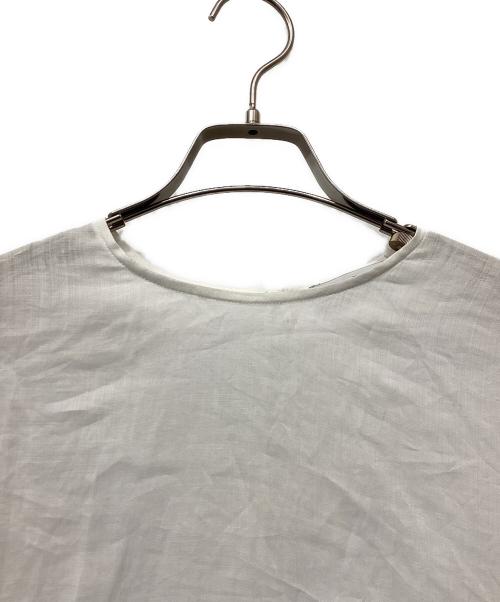 HAVEL studio（ハーヴェル スタジオ）HAVEL studio (ハーヴェル スタジオ) LINEN OP WITH WRAP CLOTH ホワイト サイズ:Freeの古着・服飾アイテム