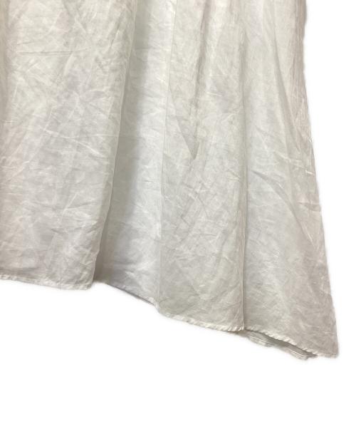 HAVEL studio（ハーヴェル スタジオ）HAVEL studio (ハーヴェル スタジオ) LINEN OP WITH WRAP CLOTH ホワイト サイズ:Freeの古着・服飾アイテム