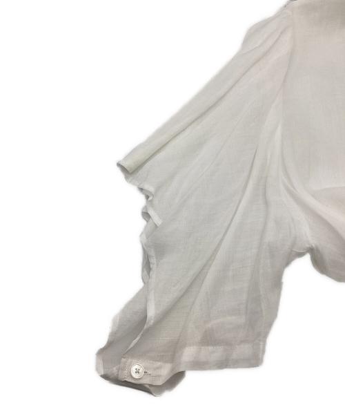 HAVEL studio（ハーヴェル スタジオ）HAVEL studio (ハーヴェル スタジオ) LINEN OP WITH WRAP CLOTH ホワイト サイズ:Freeの古着・服飾アイテム