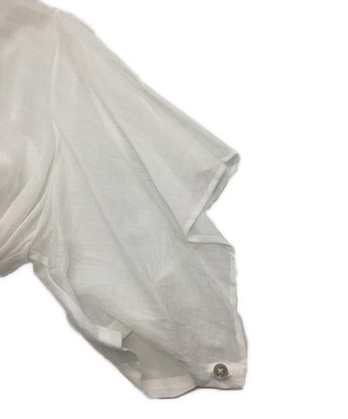 HAVEL studio（ハーヴェル スタジオ）HAVEL studio (ハーヴェル スタジオ) LINEN OP WITH WRAP CLOTH ホワイト サイズ:Freeの古着・服飾アイテム