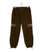 GUCCIグッチ）の古着「インターロッキングGカーゴパンツ」｜ブラウン