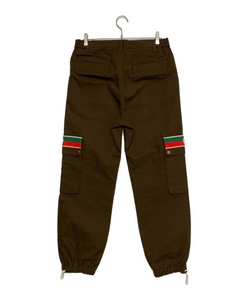 GUCCI（グッチ）GUCCI (グッチ) インターロッキングGカーゴパンツ ブラウン サイズ:48の古着・服飾アイテム
