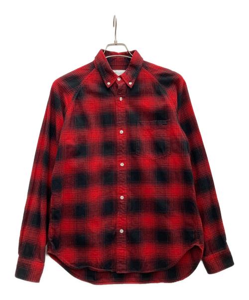 halfTen（ハーフテン）halfTen (ハーフテン) チェックシャツ レッドの古着・服飾アイテム