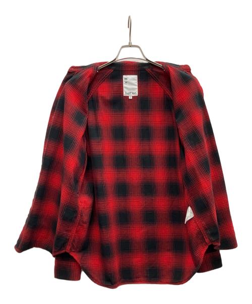 halfTen（ハーフテン）halfTen (ハーフテン) チェックシャツ レッドの古着・服飾アイテム