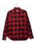 halfTen（ハーフテン）の古着「チェックシャツ」｜レッド