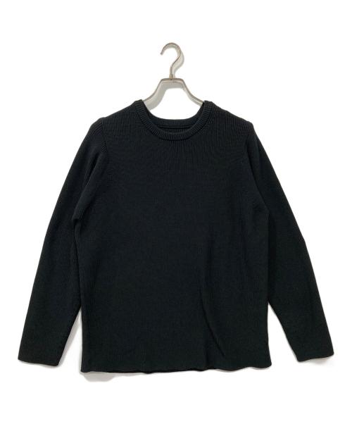 teatora（テアトラ）teatora (テアトラ) CARTRIDGE KNIT CREW 7G ブラック サイズ:2の古着・服飾アイテム