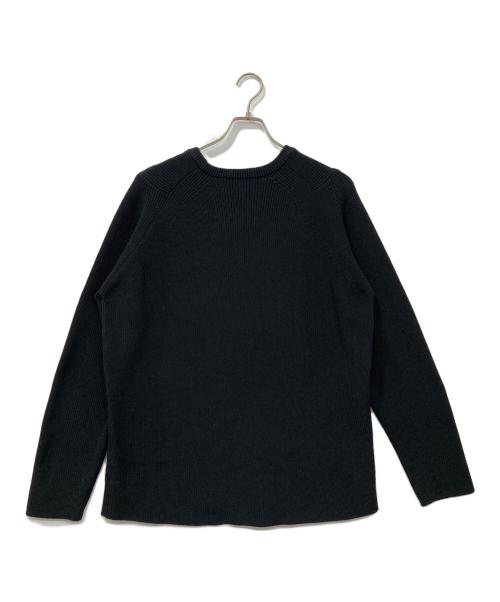 teatora（テアトラ）teatora (テアトラ) CARTRIDGE KNIT CREW 7G ブラック サイズ:2の古着・服飾アイテム
