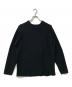 teatora（テアトラ）の古着「CARTRIDGE KNIT CREW 7G」｜ブラック