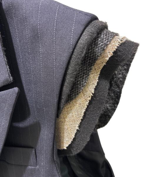 sacai（サカイ）sacai (サカイ) チョークストライプベスト ネイビー サイズ:3の古着・服飾アイテム