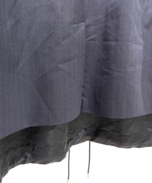 sacai（サカイ）sacai (サカイ) チョークストライプベスト ネイビー サイズ:3の古着・服飾アイテム