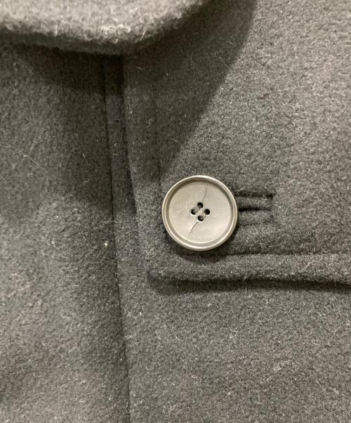 BALENCIAGA（バレンシアガ）BALENCIAGA (バレンシアガ) メルトンフーデッドコート ブラック サイズ:46の古着・服飾アイテム