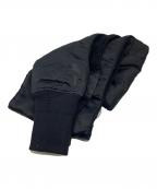 SOFTHYPHENソフトハイフン）の古着「MA-1 STOLE GLOVE」｜ブラック